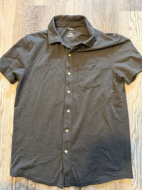 Sonoma Men’s Charcoal Short-Sleeve Polo Shirt